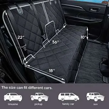 Petalage Dog Car Seat Cover Waterproof Heavy-Duty Protector