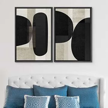 Stylish SIGNWIN Framed Canvas Prints - Unique Art Set