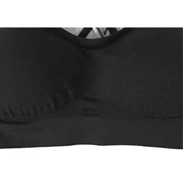 AKAMC Women's Padded Sports Bras for Yoga & Workouts