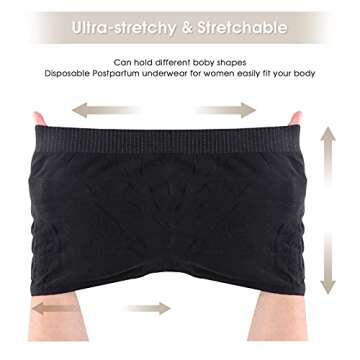 CARER Healthcare Incontinence Pregnancy Mesh Underwear Postpartum 16 Count High Waist Women Mesh Panties Postpartum