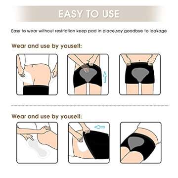 CARER Healthcare Incontinence Pregnancy Mesh Underwear Postpartum 16 Count High Waist Women Mesh Panties Postpartum