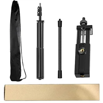 Cell Phone Tripod for iPhone Tall Phone Video Recording Vlogging Streaming Photography Rotatable Live Video Stand Compatible with Most Mobile Phones Pixel 80inch