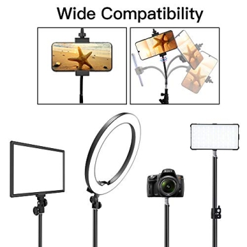 Cell Phone Tripod for iPhone Tall Phone Video Recording Vlogging Streaming Photography Rotatable Live Video Stand Compatible with Most Mobile Phones Pixel 80inch