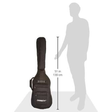 Chromacast Electric Bass Guitar Padded Gig Bag (CC-BPB