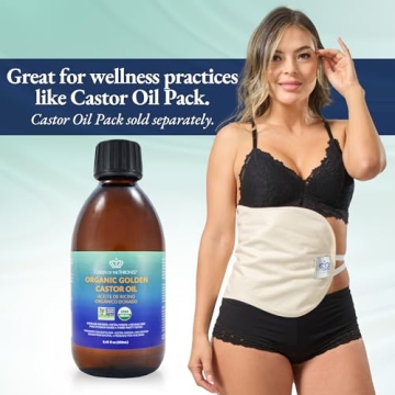 Organic Golden Castor Oil for Skin and Hair