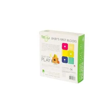 Tegu 6 Piece Magnetic Building Blocks for Toddlers