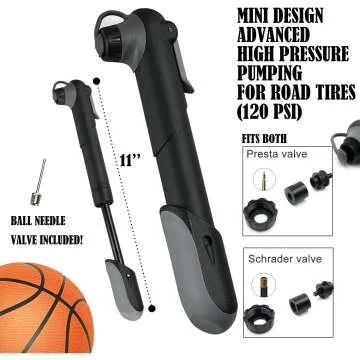 DAWAY Bike Repair Tool Kit with 120 PSI Pump