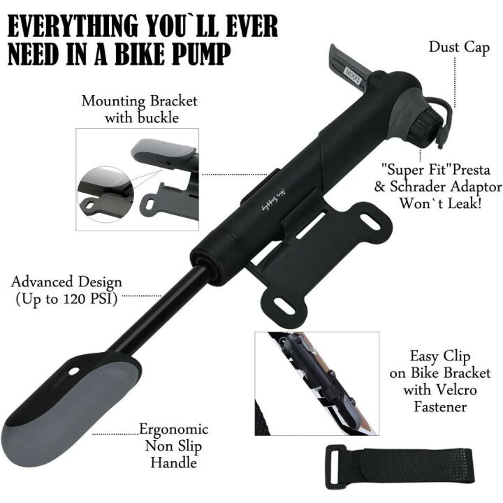 DAWAY Bike Repair Tool Kit with 120 PSI Pump