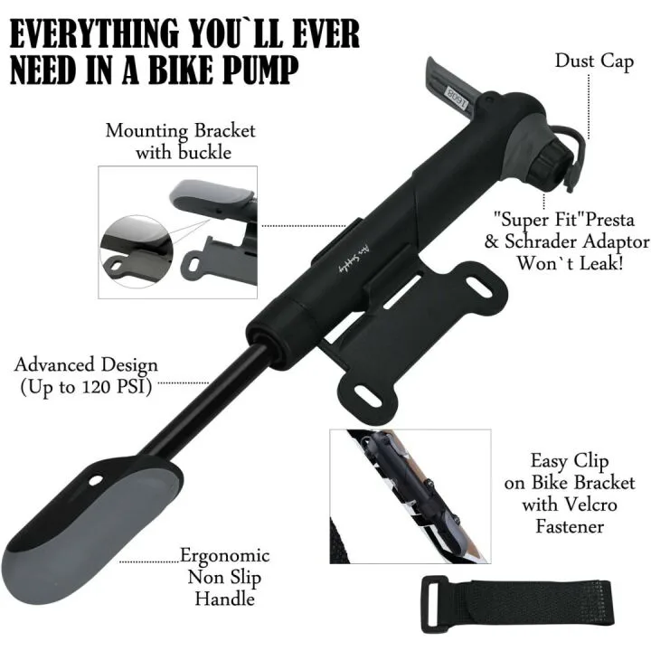DAWAY Bike Repair Tool Kit with 120 PSI Pump