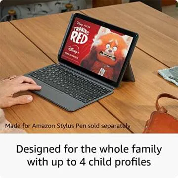 Amazon Fire Max 11 tablet and Keyboard Case bundle, power, fun, and productivity, octa-core processor, 4 GB RAM, 14-hour battery life, 64 GB, Gray