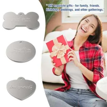 Engraving Tool for Cricut - Includes 16 Blank Tags & Labels