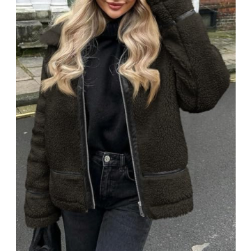 Tankaneo Women's Faux Fur Jacket - Cozy & Trendy Style