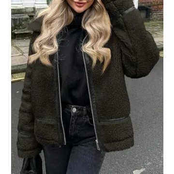 Tankaneo Women's Faux Fur Jacket - Cozy & Trendy Style