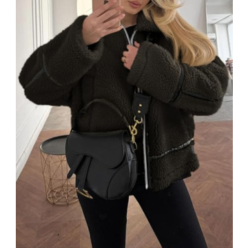 Tankaneo Women's Faux Fur Jacket - Cozy & Trendy Style