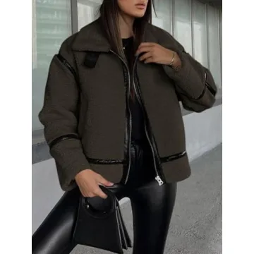 Tankaneo Women's Faux Fur Jacket - Cozy & Trendy Style