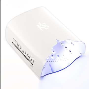 Kiara Sky Beyond Pro LED Lamp. Innovative and Next-Level Nail Manicure LED Light, White