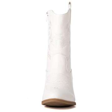 GLOBALWIN Women's Vegan Cowgirl Boots for Stylish Comfort