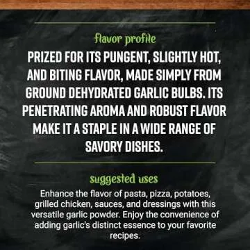 Frontier Garlic Powder Organic Bottle, 2.33 Ounce