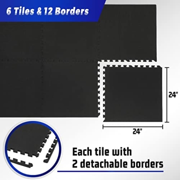 Durable Interlocking Foam Exercise Mat for Home Gym