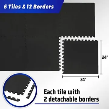 Durable Interlocking Foam Exercise Mat for Home Gym