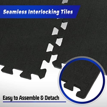 Durable Interlocking Foam Exercise Mat for Home Gym