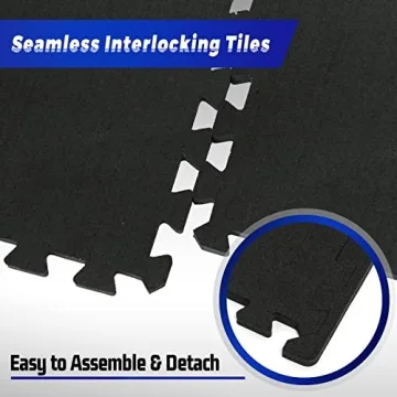 Durable Interlocking Foam Exercise Mat for Home Gym
