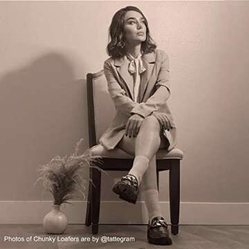 DREAM PAIRS Chunky Platform Loafers - Stylish Comfort for Women.