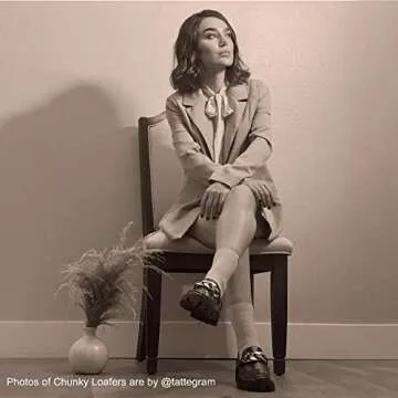 DREAM PAIRS Chunky Platform Loafers - Stylish Comfort for Women.