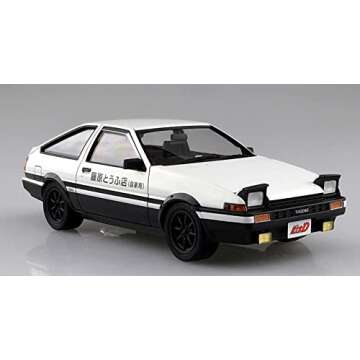 Aoshima Initial D Takumi Fujiwara 86 Trueno Model Kit