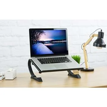 VIVO Ergonomic Adjustable Laptop and Monitor Riser Stand