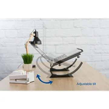 VIVO Ergonomic Adjustable Laptop and Monitor Riser Stand