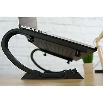 VIVO Ergonomic Adjustable Laptop and Monitor Riser Stand