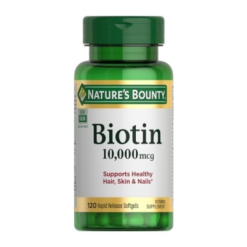 Nature's Bounty Biotin Softgels for Healthy Hair & Skin