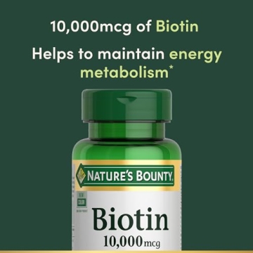 Nature's Bounty Biotin Softgels for Healthy Hair & Skin