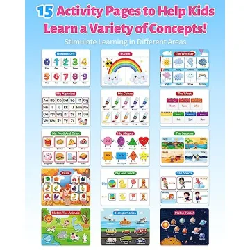 Benresive Montessori Busy Book for Toddlers Fun Learning