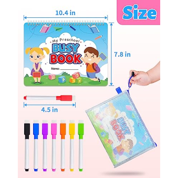 Benresive Montessori Busy Book for Toddlers Fun Learning