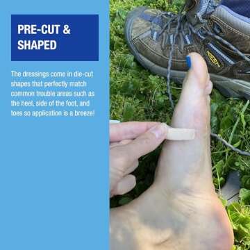 Moleskin Pre-Cut and Shaped Kit for Outdoor Adventures