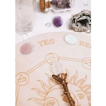 LAIDANLA 7Pcs Healing Crystals Palm Stone Set Oval Amethyst Clear Quartz Tiger Eye Sodalite Chakra Crystal Polished Natural Stones Pocket Gemstone for Meditation Relief Anxiety Stress