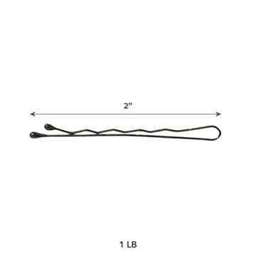 ForPro Bobby Pins Bulk Pack, Professional Quality 400-Count