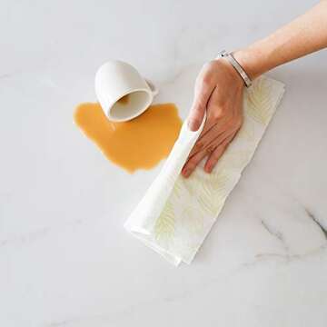 Full Circle Tough Sheets Reusable Bamboo Paper Towels - 30 Sheets for Sustainable Living