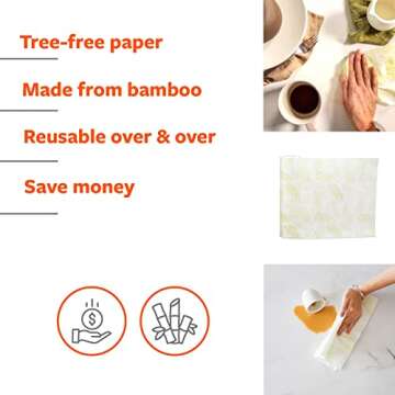 Full Circle Tough Sheets Eco-Friendly Bamboo Paper Towels