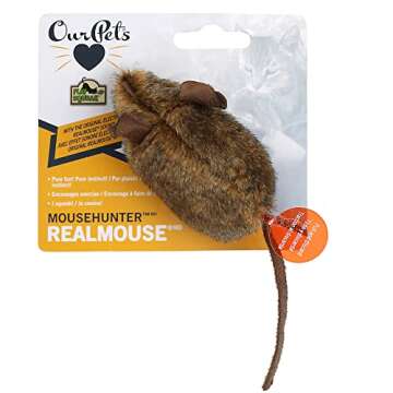 OurPets Play-N-Squeak Cat Toys with Real Mouse Sound