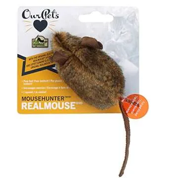 OurPets Play-N-Squeak Cat Toys with Real Mouse Sound