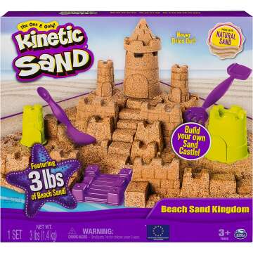 Kinetic Sand Beach Kingdom Playset for Kids