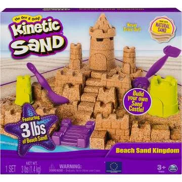 Kinetic Sand Beach Kingdom Playset for Kids