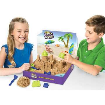 Kinetic Sand Beach Kingdom Playset for Kids