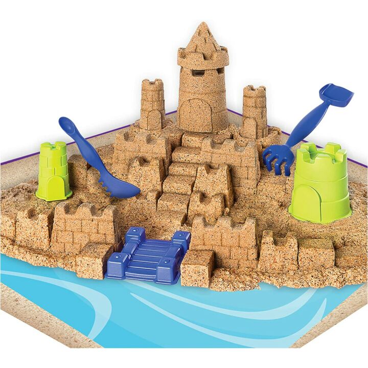 Kinetic Sand Beach Kingdom Playset for Kids