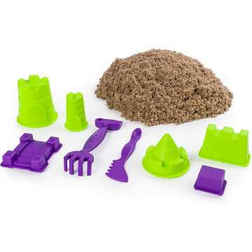 Kinetic Sand Beach Kingdom Playset for Kids