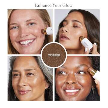 Ogee Sculpted Face Stick Organic Bronzer for Radiant Skin