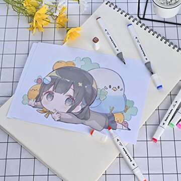Dabo&Shobo 80 Colors Alcohol Markers for All Art Needs